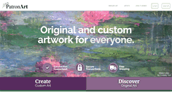 Desktop Screenshot of patronart.com